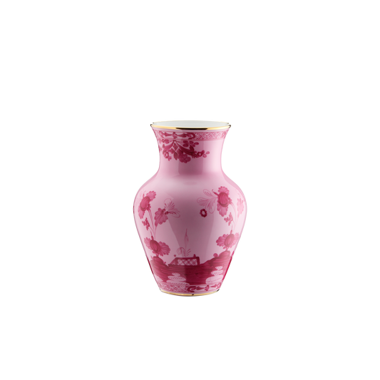 Ginori 1735 Oriente Italiano Porpora Ming Vase | 12in