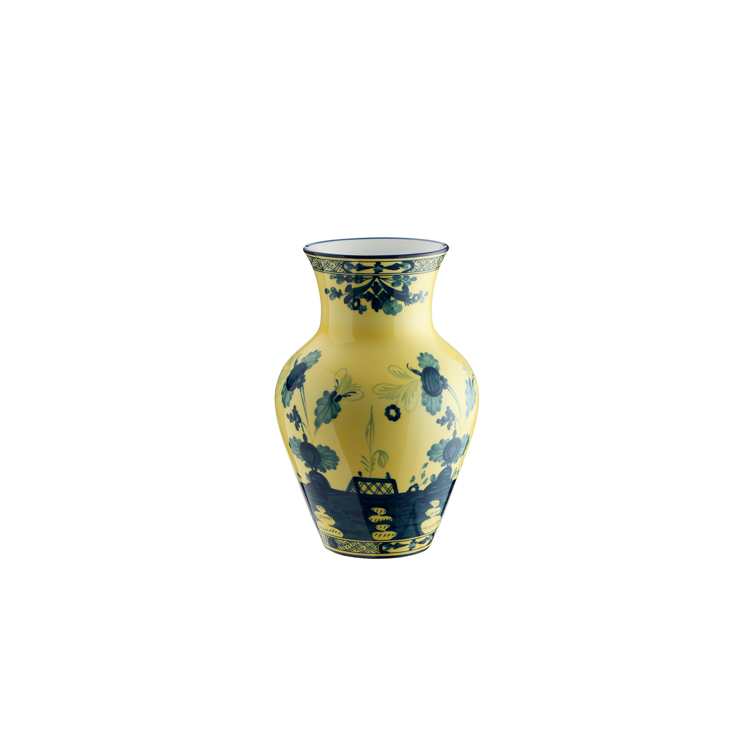 Ginori 1735 Oriente Italiano Citrino Ming Vase | 9in