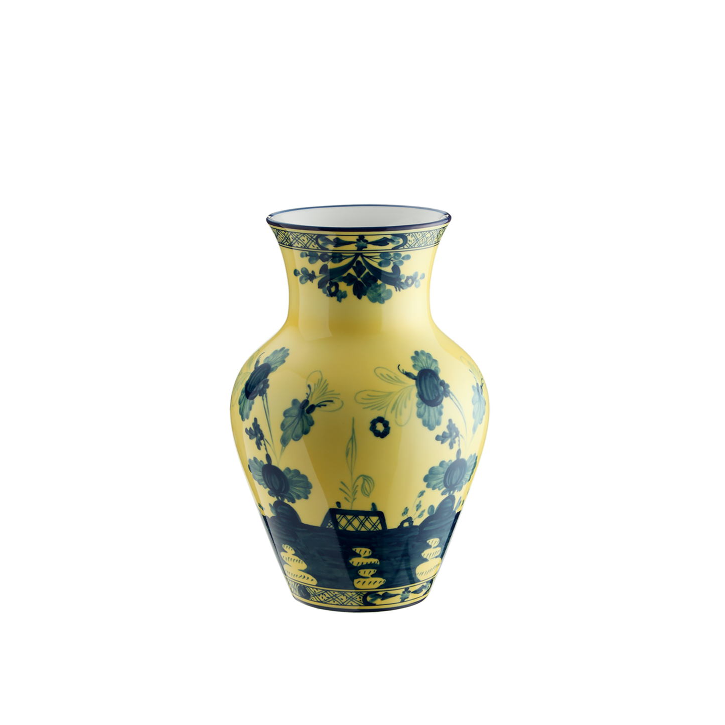 Ginori 1735 Oriente Italiano Citrino Ming Vase | 12in