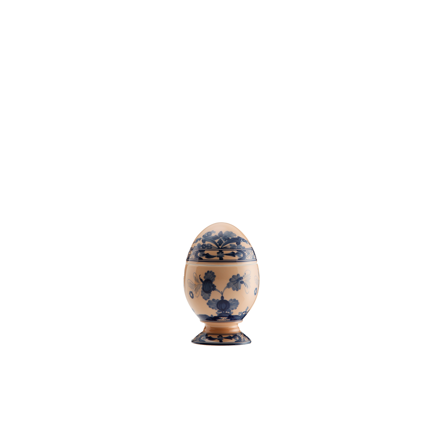 Ginori 1735 Oriente Italiano Cipria Vide Poche Egg with Cover | 5.25in