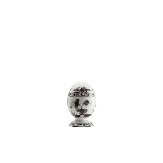 Ginori 1735 Oriente Italiano Albus Vide Poche Egg with Cover | 5.25in