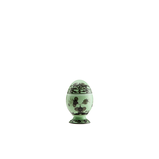 Ginori 1735 Oriente Italiano Bario Vide Poche Egg with Cover | 5.25in