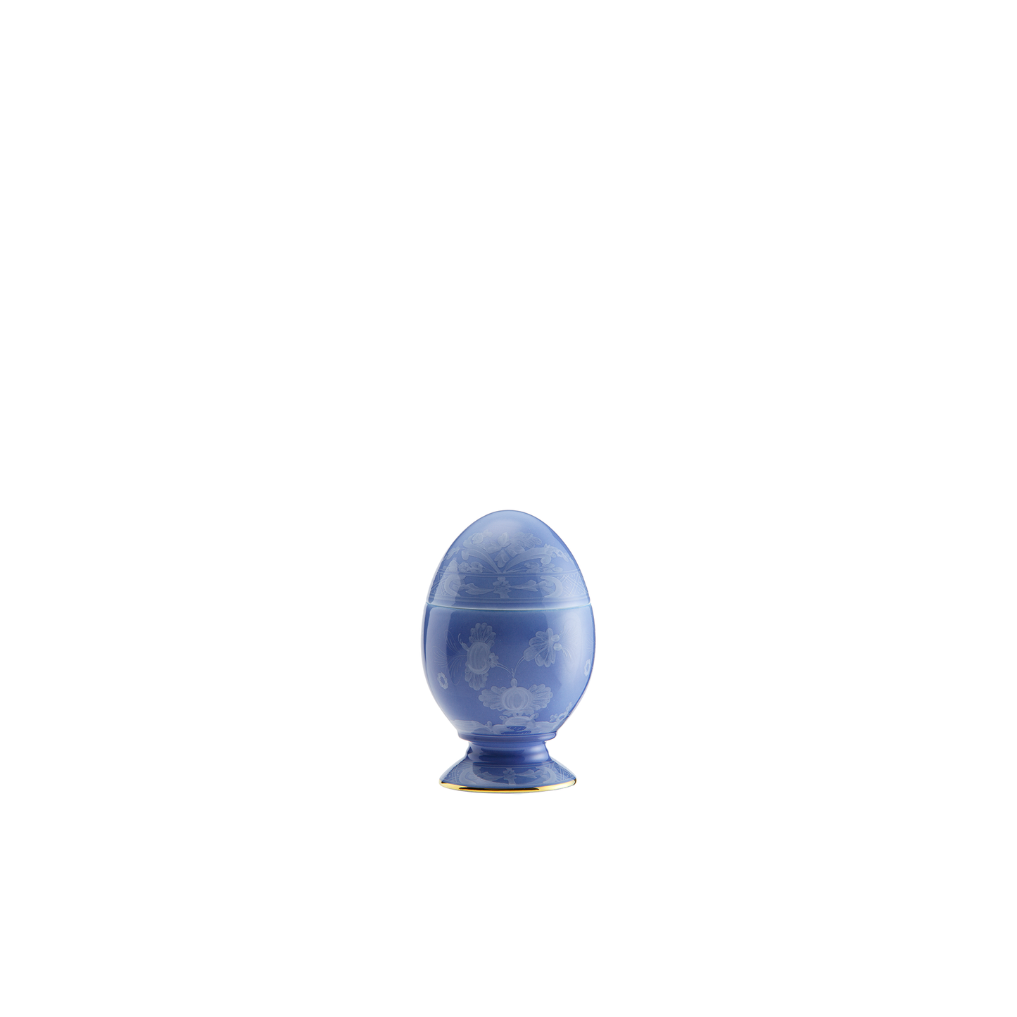 Ginori 1735 Oriente Italiano Pervinca Vide Poche Egg with Cover | 5.25in