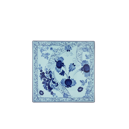 Ginori 1735 Oriente Italiano Iris Porcelain Placemat Tray Set of 2 | 11.8in