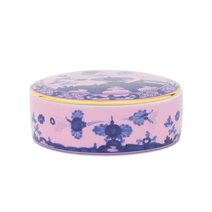 Ginori 1735 Oriente Italiano Azalea Round Keepsake Box | 5.25in