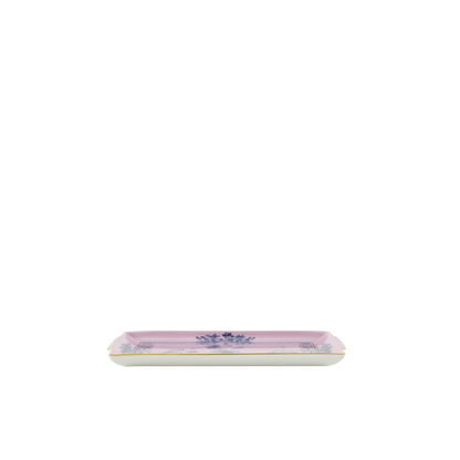 Ginori 1735 Oriente Italiano Azalea Rectangular Tray with Handles | 9.2x6in