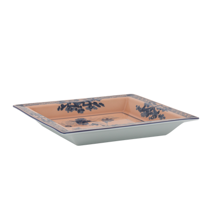 Ginori 1735 Oriente Italiano Cipria Vide Poche Large Squared Change Tray | 9.64in