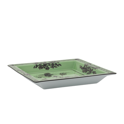 Ginori 1735 Oriente Italiano Bario Vide Poche Large Squared Change Tray | 9.64in