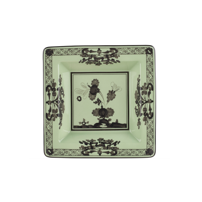 Ginori 1735 Oriente Italiano Bario Vide Poche Small Squared Change Tray | 7in