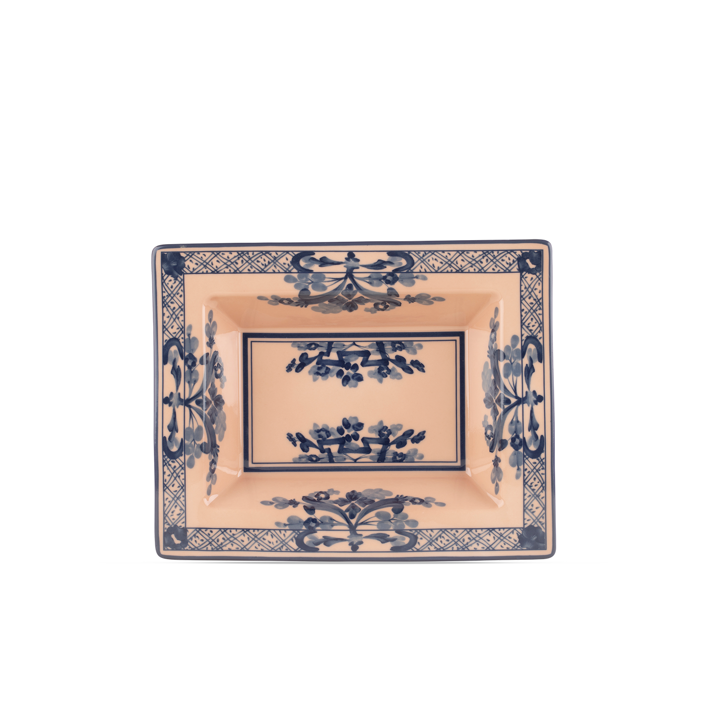 Ginori 1735 Oriente Italiano Cipria Vide Poche Rectangular Change Tray | 6x7.5in