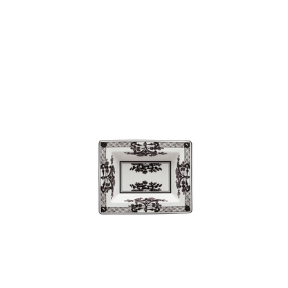 Ginori 1735 Oriente Italiano Albus Vide Poche Rectangular Change Tray | 6x7.5in