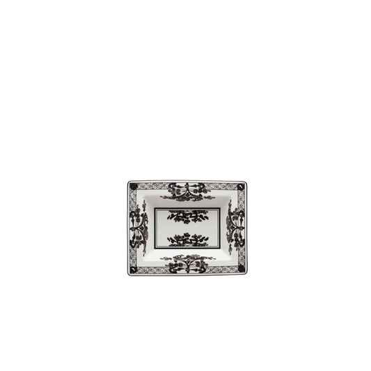 Ginori 1735 Oriente Italiano Albus Vide Poche Rectangular Change Tray | 6x7.5in