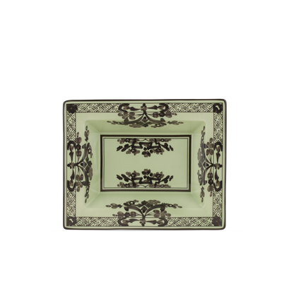 Ginori 1735 Oriente Italiano Bario Vide Poche Rectangular Change Tray | 6x7.5in