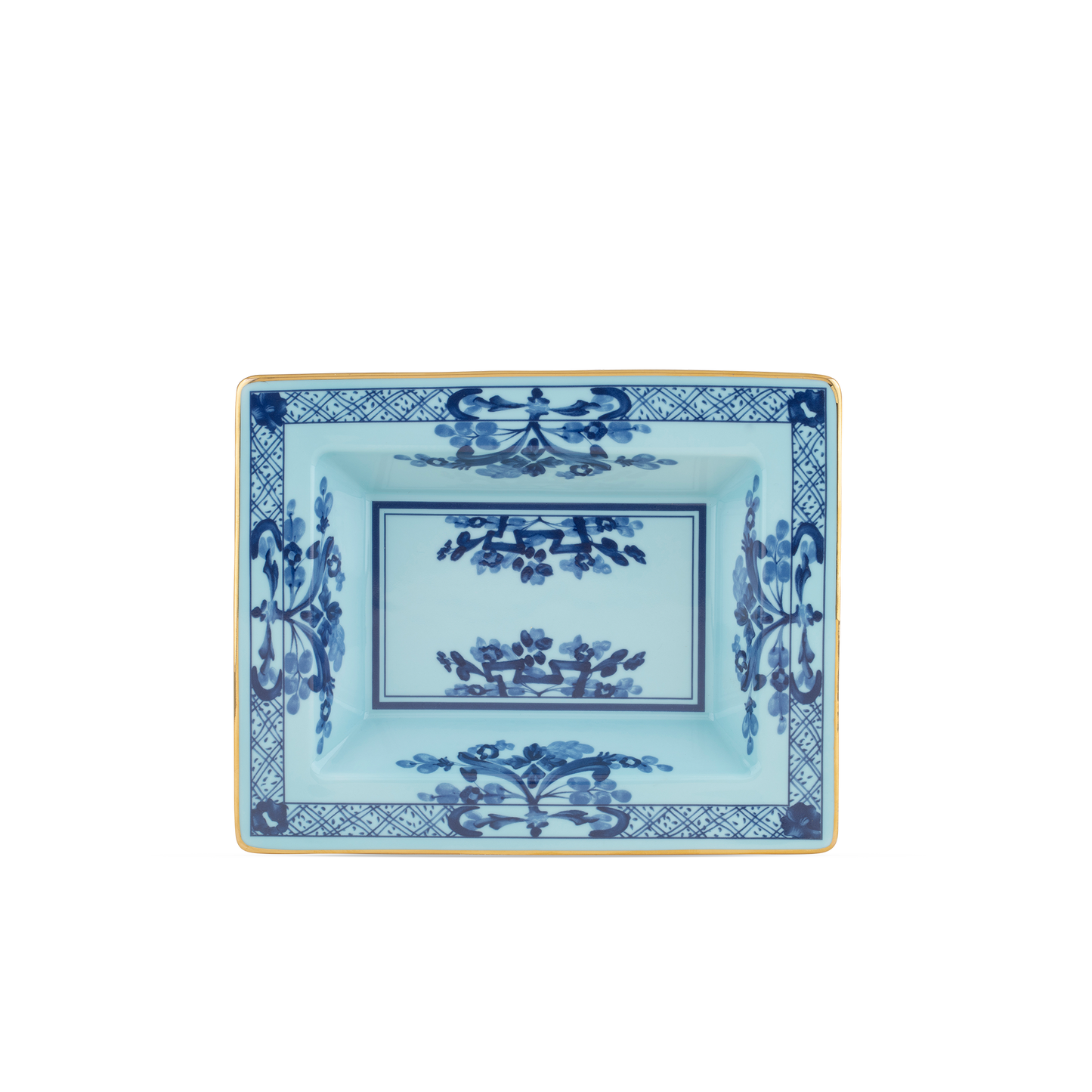 Ginori 1735 Oriente Italiano Iris Vide Poche Change Tray | 7.5in