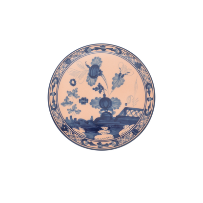 Ginori 1735 Oriente Italiano Cipria Round Box with Cover | 5in