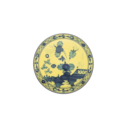 Ginori 1735 Oriente Italiano Citrino Round Box with Cover | 5in