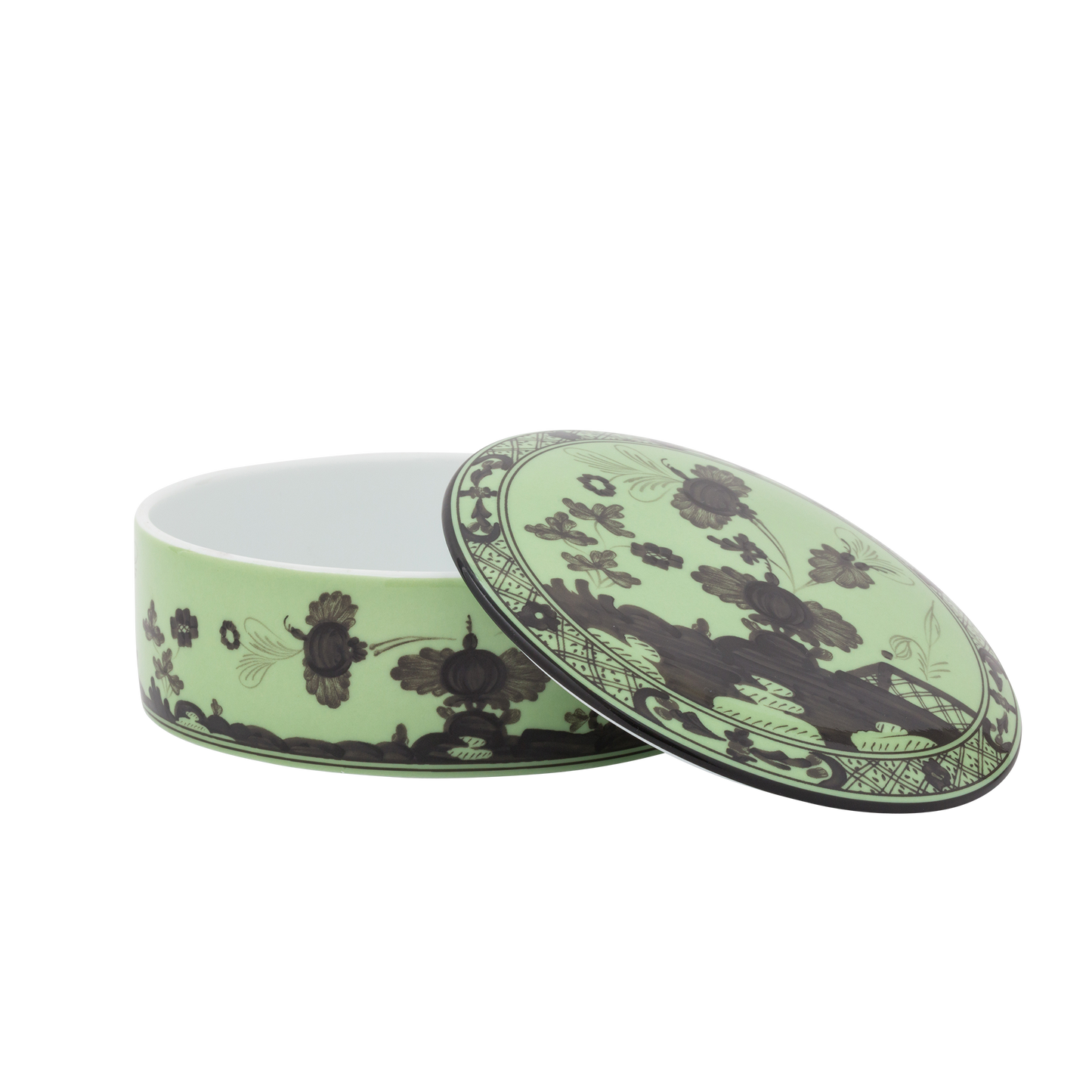 Ginori 1735 Oriente Italiano Bario Round Box with Cover | 5in