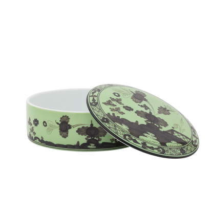 Ginori 1735 Oriente Italiano Bario Round Box with Cover | 5in
