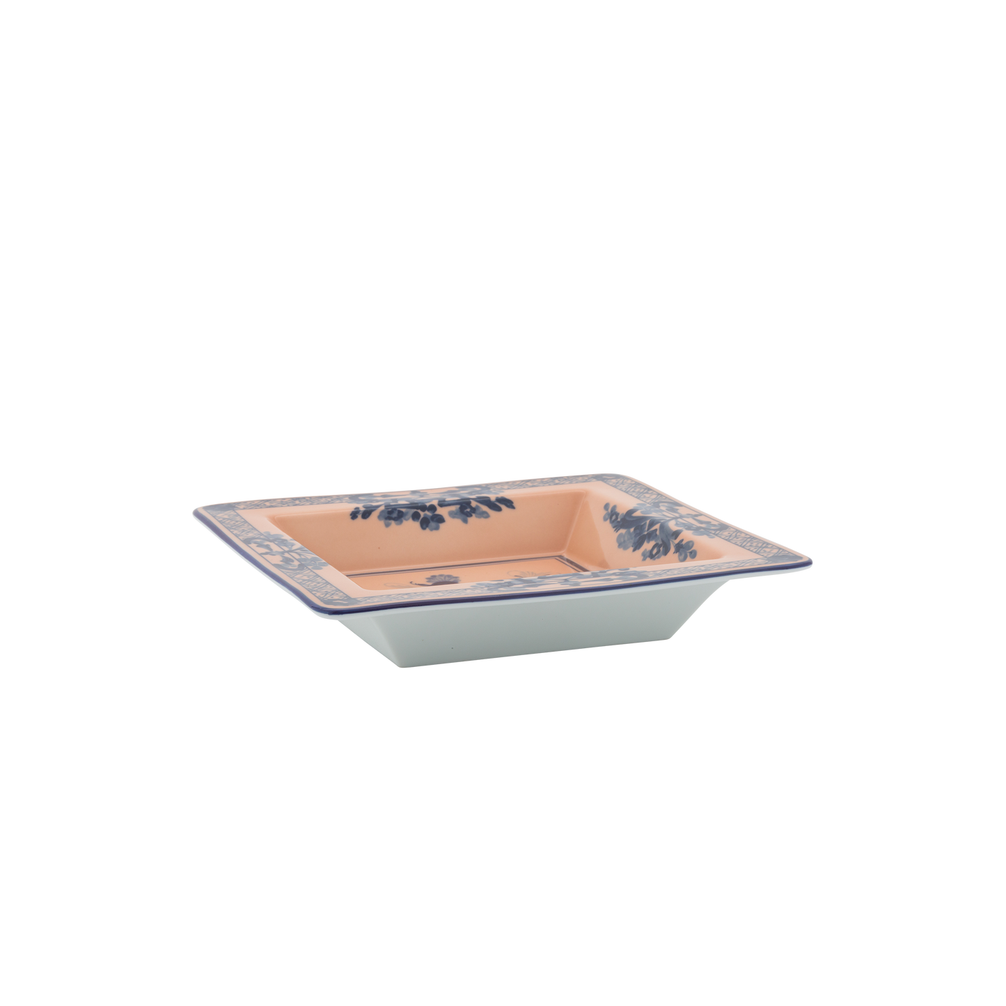 Ginori 1735 Oriente Italiano Cipria Vide Poche Small Squared Change Tray | 7in