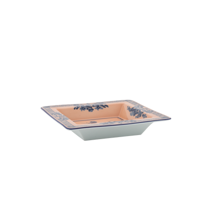 Ginori 1735 Oriente Italiano Cipria Vide Poche Small Squared Change Tray | 7in