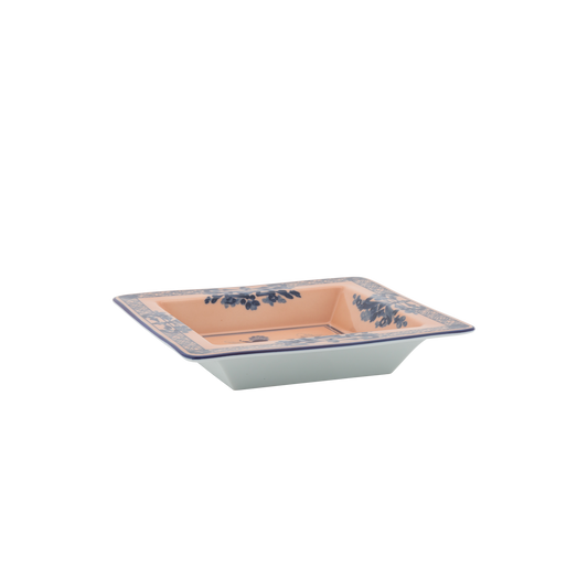 Ginori 1735 Oriente Italiano Cipria Vide Poche Small Squared Change Tray | 7in