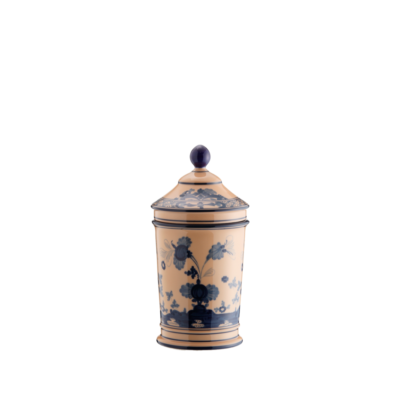 Ginori 1735 Oriente Italiano Cipria Pharmacy Vase with Cover | 8in