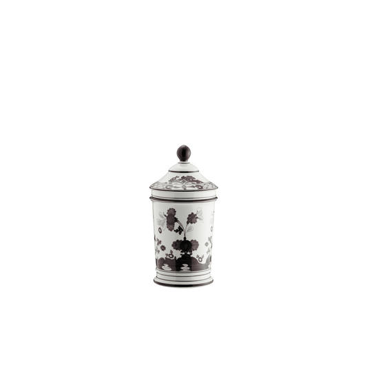 Ginori 1735 Oriente Italiano Albus Pharmacy Vase with Cover | 8in