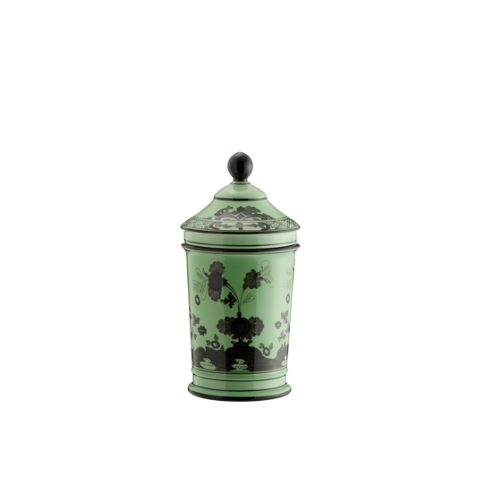 Ginori 1735 Oriente Italiano Bario Pharmacy Vase with Cover | 8in
