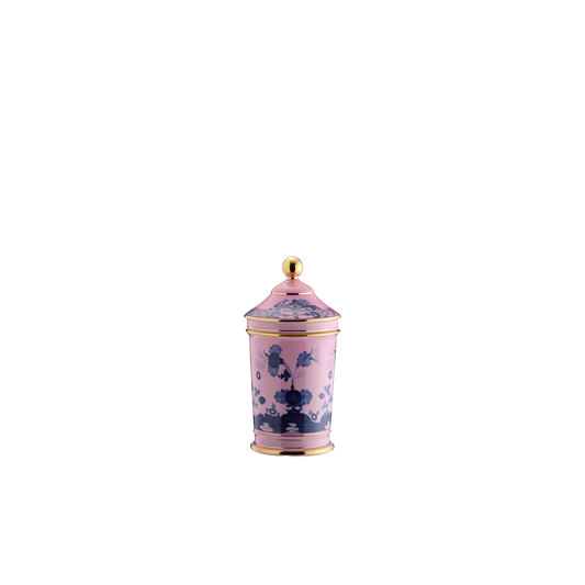 Ginori 1735 Oriente Italiano Azalea Pharmacy Vase with Cover | 8in