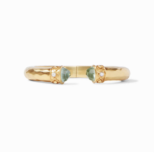 Savannah Demi Hinge Cuff in Aquamarine