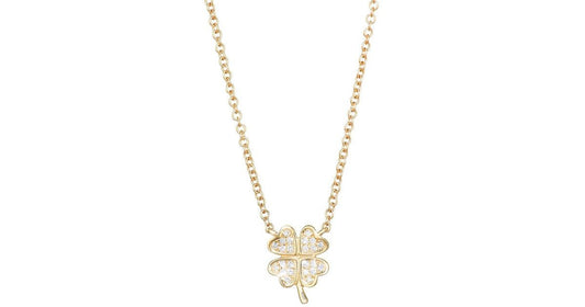 Four Leaf Clover Choker Necklace