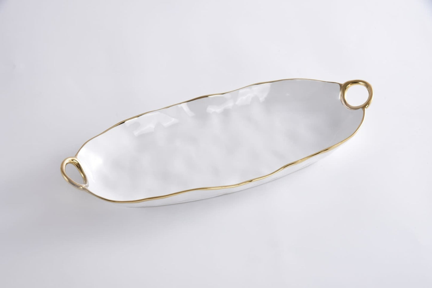 Deep Long Server | White + Gold