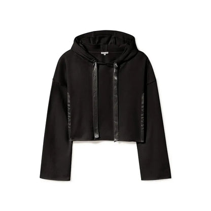 Bianca Satin Inset Hoodie |