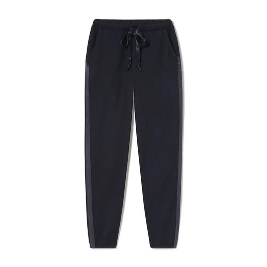 Blair French Terry Satin Trim Sweat Pant Navy Small (4-6)