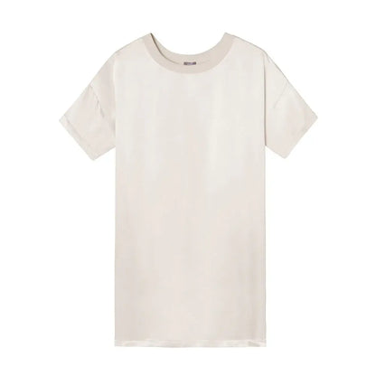 Stoney Satin Crew Neck Dress |
