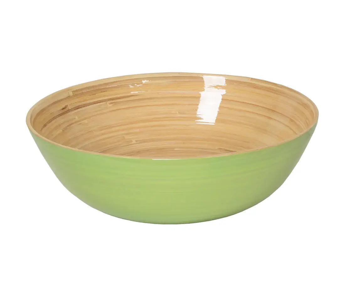 Bamboo Classic Bowl | 11.7 x 3.9in Pastel Green