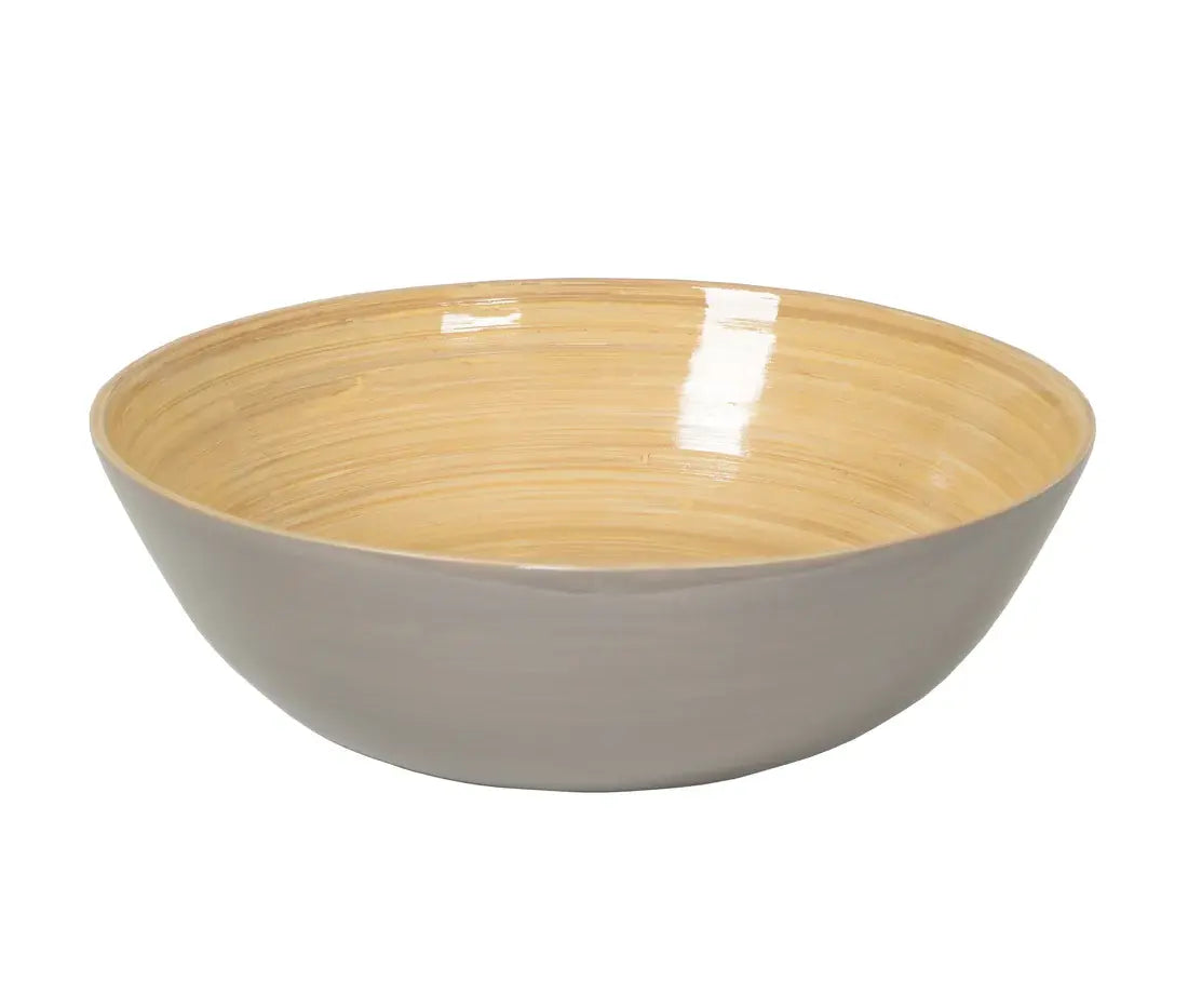 Bamboo Classic Bowl | 11.7 x 3.9in Nature Grey