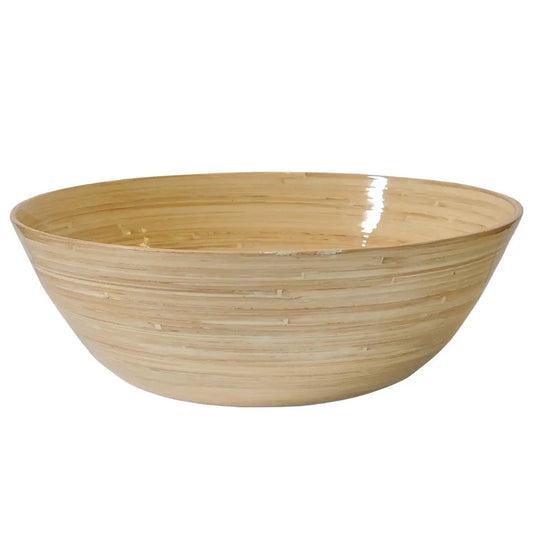 Bamboo Classic Banquet Serving Bowl | 19.7 x 6.7in Nature