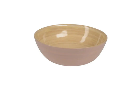 Bamboo Classic Salad Bowl | 7 x 2.75in Blush