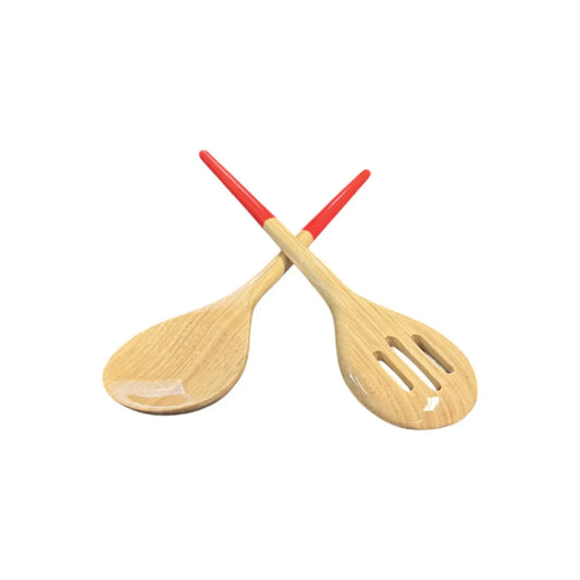 Bamboo Classic Refined Server Set | 12.8in Orange