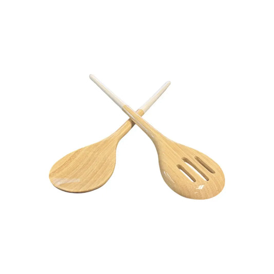 Bamboo Classic Refined Server Set | 12.8in White