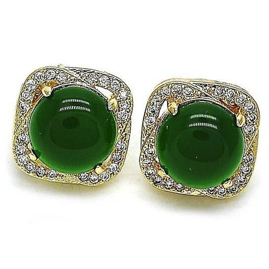 Opal Emerald Earring