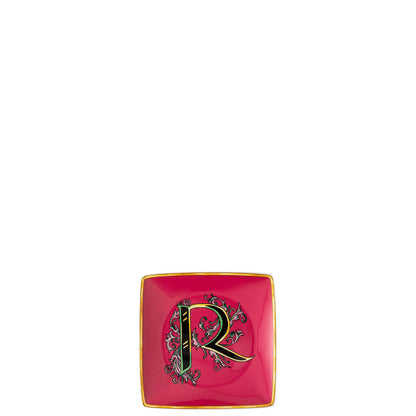 Versace Alphabet Square Canape Dish Set | 4.75in VERSACE