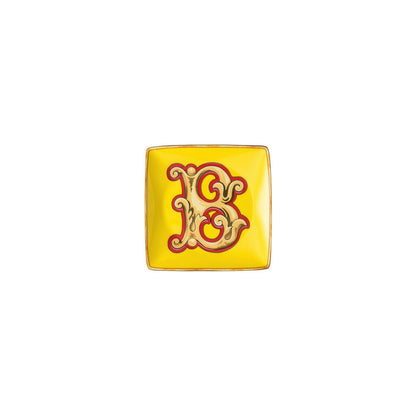Versace Alphabet Square Dish | 4.75in B