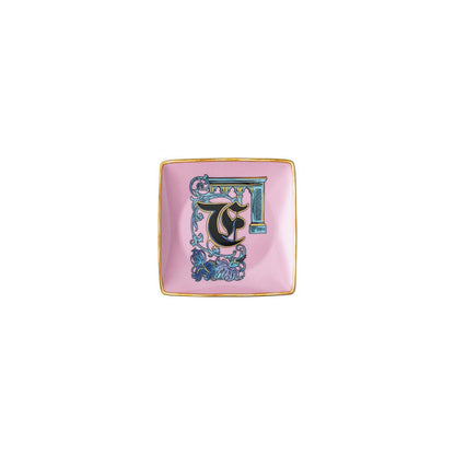 Versace Alphabet Square Dish | 4.75in F