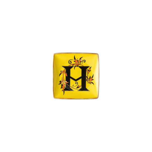 Versace Alphabet Square Dish | 4.75in H