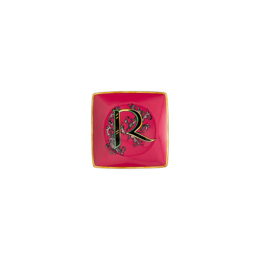 Versace Alphabet Square Dish | 4.75in R