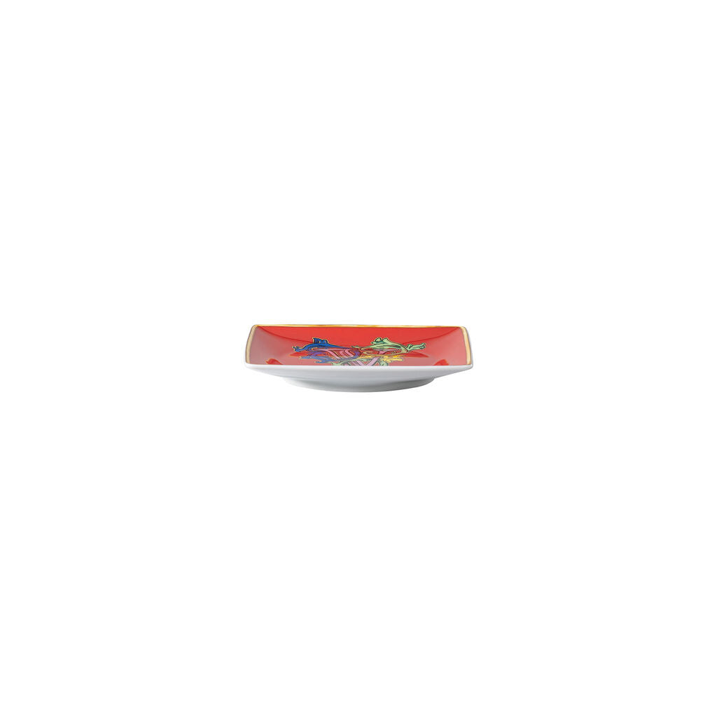 Versace Alphabet Square Dish | 4.75in V