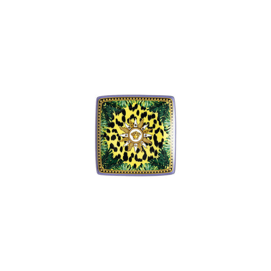 Versace Jungle Animalier Square Canape Dish | 4.75in