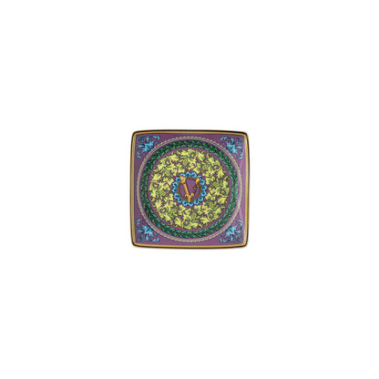 Versace Barocco Mosaic Square Canape Dish | 4.75in